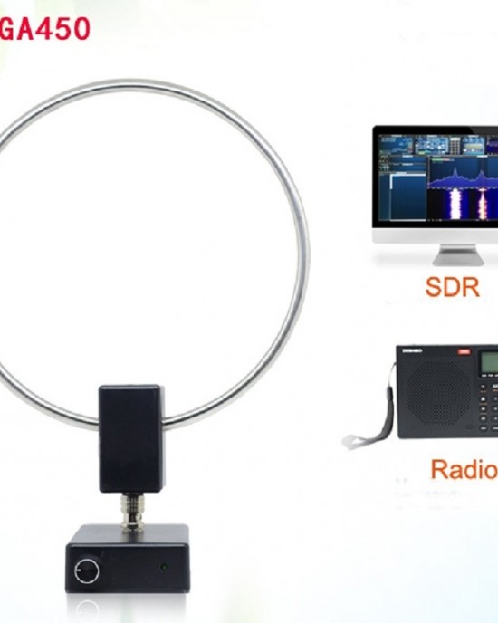 GA  450 GA450 Loop Antenna SDR Short Medium Wave Radio Antenna SW 2 30  30MHz MW 522  1710KHz