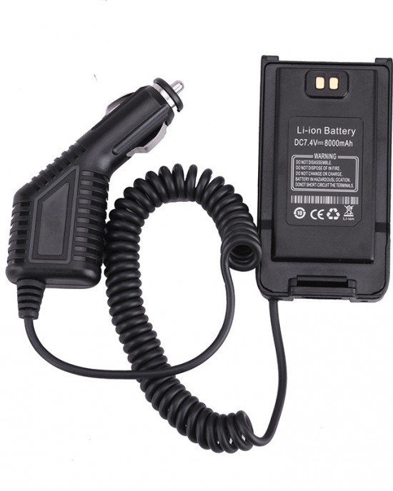 BAOFENG T57 12V Walkie Talkie Charger Borrower Portable Car Charger for UV9Rplus UV9R  ERA UV  XR