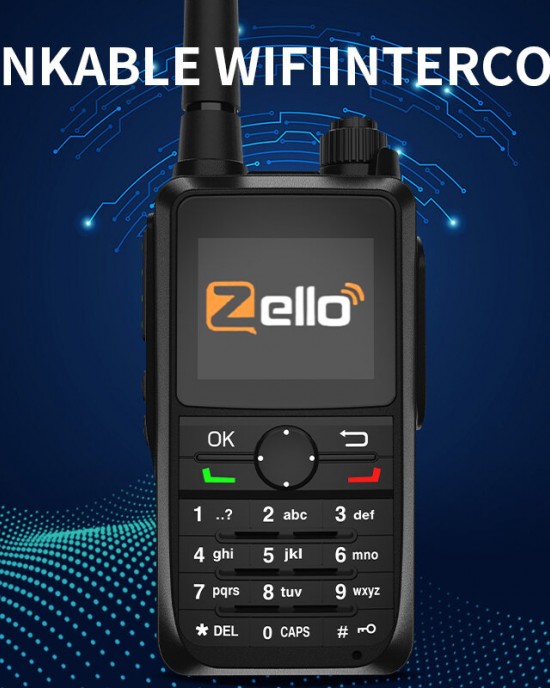 Zello DG6300 National Intercom Walkie Talkie Support WiFi bluetooth Long Range Radio IP67 Waterproof Type  C Rechargeable Handheld GPS Transceiver