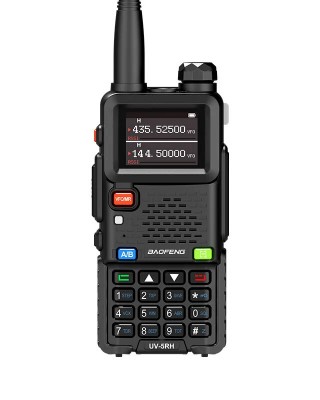 Baofeng BF  UV5RH 10W Walkie Talkie UV Dual Band Long Range AM FM Two Way Radio with Flashlight Amateur Transceiver