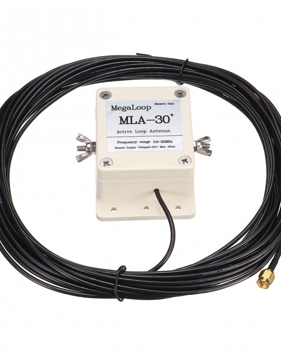 MLA  30  Active Magnetic Loop Antenna 500kHz  30MHz HA SDR Short Medium Wave Radio Antenna Low Noise