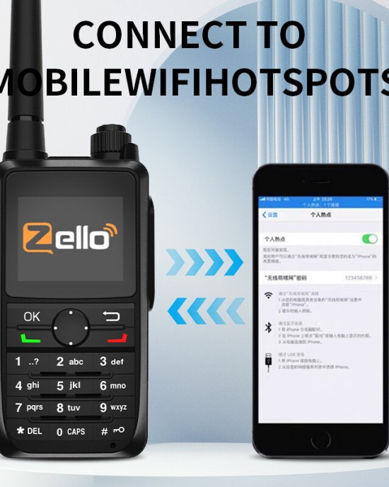 Zello DG6300 National Intercom Walkie Talkie Support WiFi bluetooth Long Range Radio IP67 Waterproof Type  C Rechargeable Handheld GPS Transceiver