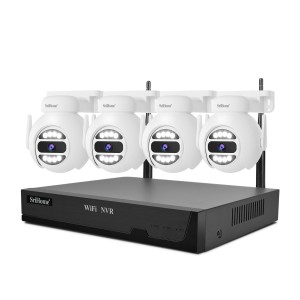 SriHome NVS001E  IPC047 Ultra HD 4 Channel WiFi Network Video Recorder Set  EU Plug