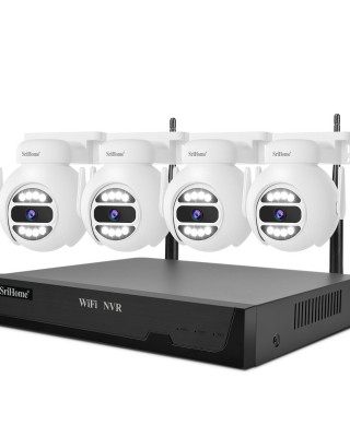 SriHome NVS001E  IPC047 Ultra HD 4 Channel WiFi Network Video Recorder Set  AU Plug