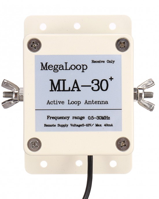 MLA  30  Active Magnetic Loop Antenna 500kHz  30MHz HA SDR Short Medium Wave Radio Antenna Low Noise