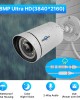 Hiseeu 4K UHD 4CH 8MP PoE Security Camera Kit Color Night Vision Two  way Audio Humanoid Detection Remote APP Viewing Outdoors IP Monitoring Cameras Kit