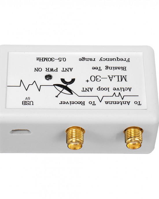 MLA  30 100kHz  30MHz Loop Antenna Active Receiving Short Wave Antenna for HA SDR Short Wave Radio