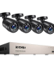 ZOSI C106 8CH Video DVR   4PCS 2MP 1080P HD Coaxial Camera Set Day Night Home Video Surveillance System